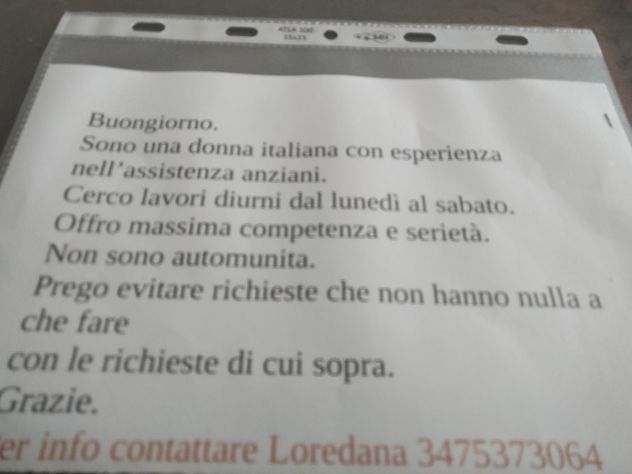 Assistenza anziani
