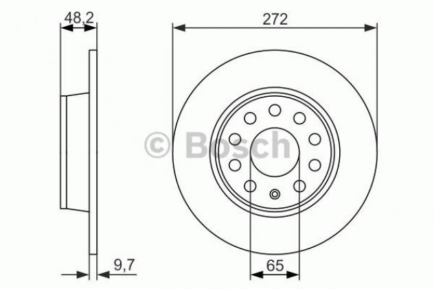 Bosch Disco  Freno 986479677