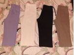 4 Pantaloni leggeri Capri Pinocchietti Donna Cotone elasticizzati Taglia Comoda