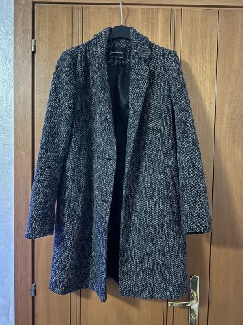 Cappotto Stradivarius donna grigio e nero – Taglia S