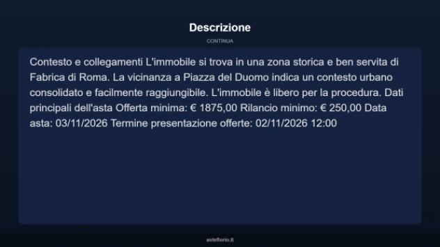 Immobile in asta di 23 m² in vendita a Fabrica di Roma - Foto 8