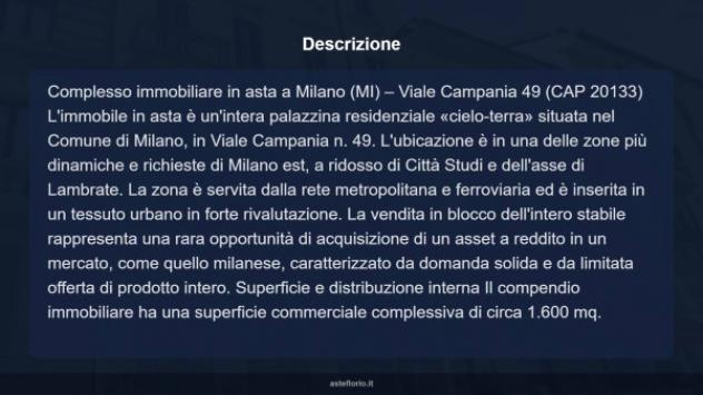 Immobile in asta di 1600 m² in vendita a Milano - Foto 5