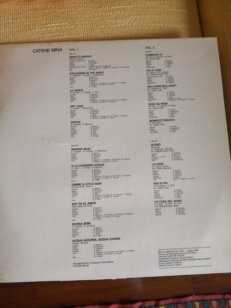 Disco Vinile Lp 33 giri di Mina - "Catene", doppio album originale del 1984. - Foto 5