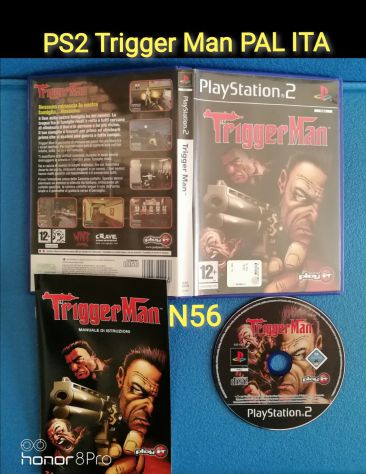 PS2 Trigger Man PAL ITA RARO