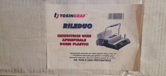 Rilegatrici Tosingraf e tagliacarte grande formato - Foto 2