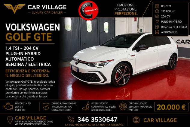 Volkswagen Golf 1.4 Plug-In Hybrid DSG GTE