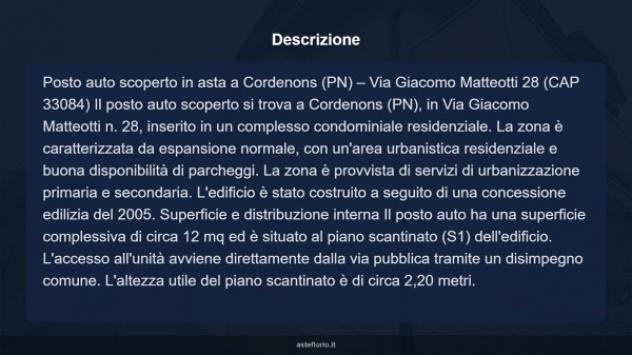 Immobile in asta di 12 m² in vendita a Cordenons - Foto 9