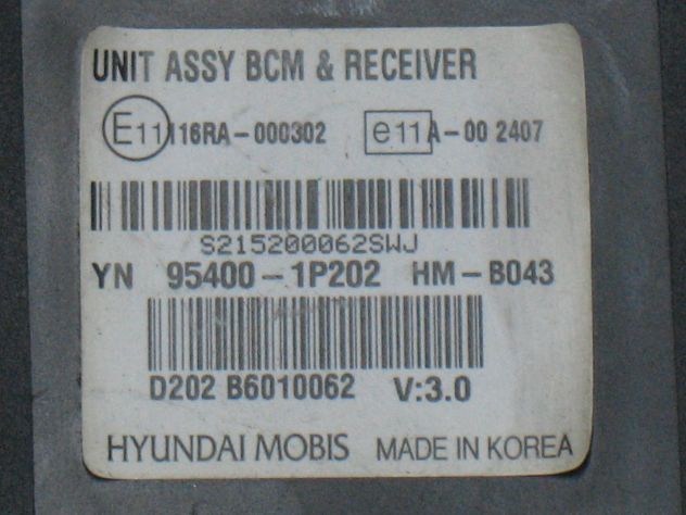 391182B070 KIT ECU KIA VENGA ME17.9.11 39118-2B070 391182B070 95400-1P202 - Foto 4