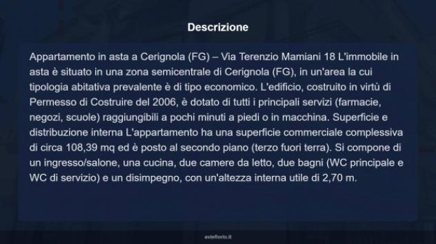 Immobile in asta di 108 m², box auto in vendita a Cerignola - Foto 12