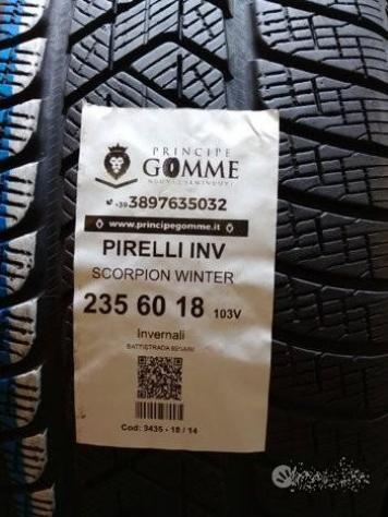 2 gomme 235 60 18 pirelli inv a3435