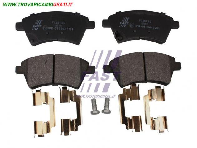 PASTIGLIE FRENO FIAT SEDICI 06 ANTERIORE SENZA SENSORE 1.6/1.9/2.0 FT29139 Meccanica Impianto frenante Freni Pastiglie freni pos