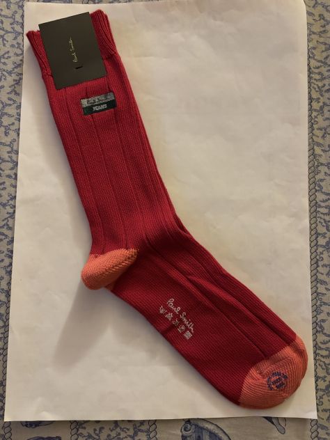 CALZE NUOVE DA UOMO IN COTONE FIRMATE ORIGINALI PAUL SMITH,MADE IN ITALY - Foto 7