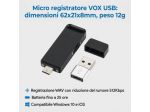 Registratore Audio Digitale Micro con 32 GB di Memoria Interna – Chiavetta USB