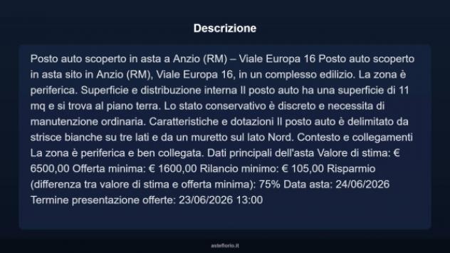Immobile in asta di 11 m² in vendita a Anzio - Foto 4