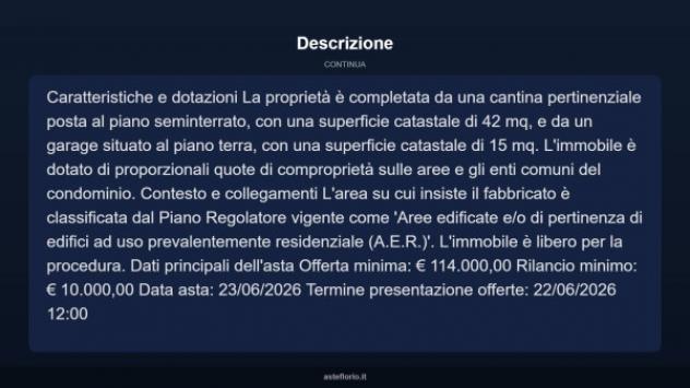 Immobile in asta di 124 m², box auto in vendita a Verbania - Foto 4