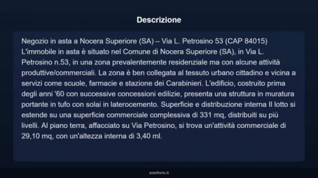 Immobile in asta di 331 m² in vendita a Nocera Superiore - Foto 3