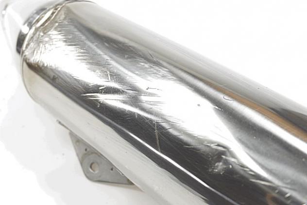 SILENZIATORE DI SCARICO HONDA NC 750 X 2014 - 2017 18310MJLD32 EXHAUST SILENCER CON GRAFFI E AMMACCTURE - Foto 3