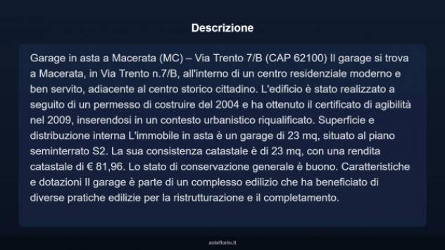 Immobile in asta di 23 m² in vendita a Macerata - Foto 3