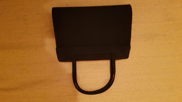 Pochette nera vintage anni 60 - Foto 6