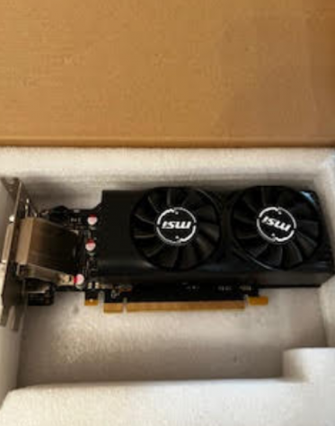 Scheda video MSI geforce GTX 1050 Ti Low profile 4 gb usata - Foto 2