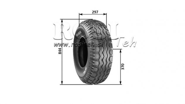 -11,5/80-15,3 PNEUMATICO AW909 14pl CON CERCHIONE 9,00X15,3 - Foto 2