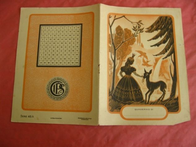 5 copertine quaderni antichi del secolo scorso-Serie"FIABE" -anni '20 - Foto 5