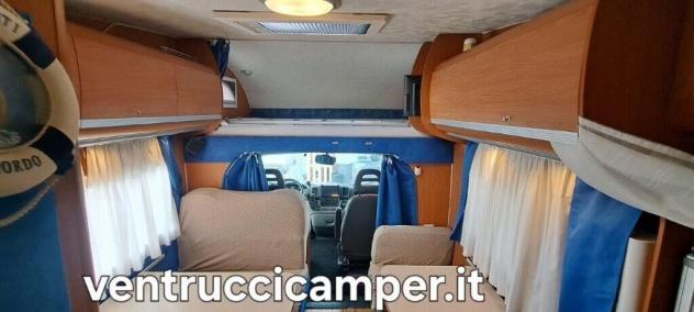 Giottiline TERRY T40 DEL 2008 CON DOPPIA DINETTE LETTI A CASTELLO POSTERIORE GARAGE - Foto 10