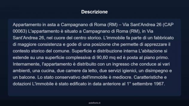 Immobile in asta di 90 m² in vendita a Campagnano di Roma - Foto 4