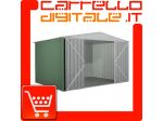 Box prefabbricato, casetta da giardino in lamiera zincata. Capanno deposito &hellip;