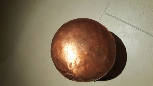 Antico paiolo in rame con manico originale. - Foto 2