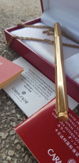 Roller Caran d'Ache Gold Plated  vintage - Foto 3