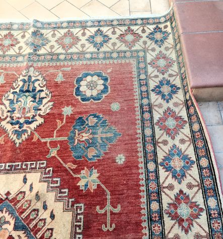 Tappeto Pakistano rosso-blu - Foto 7