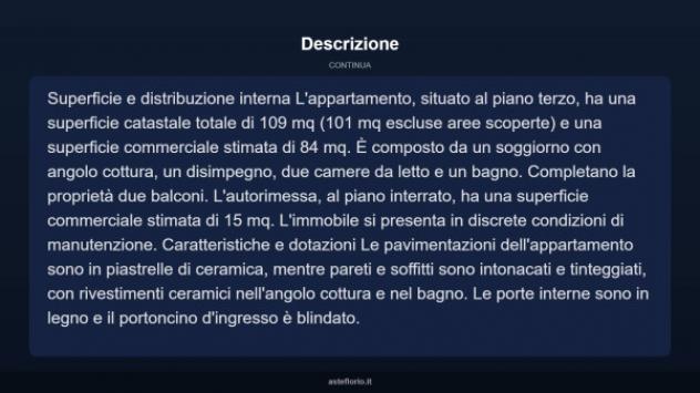 Immobile in asta di 109 m² con più di 5 locali e box auto in vendita a Carpi - Foto 5
