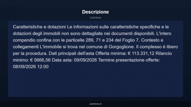 Immobile in asta di 153 m² in vendita a Gorgoglione - Foto 4