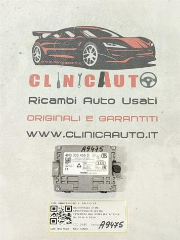 AMPLIFICATORE ANTENNA AUDI Q3 RSQ3 Sportback Serie (F3N) 4N0035456D DNW (19)