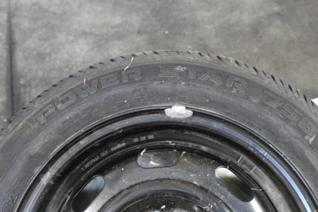 K9965G75540 RUOTA DI SCORTA KUMHO 175/65 R14 82T KIA RIO 1.3 60KW 5P B 5M (2004) RICAMBIO USATO CON CERCHIO IN FERRO DA 14 POLLICI 4 FORI T14X5,5JJ IN - Foto 6