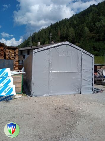 Tendoni 8 x 12 Line Marina per uso Magazzino Deposito Rimessaggio Prof. - Foto 8