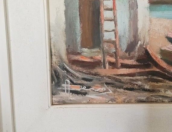 Dipinto di A. Devò - olio su tela - Foto 3