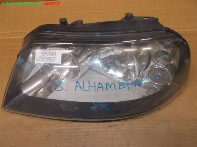 PROIETTORE S. CROMATO CON BORDO NERO VOLKSWAGEN SHARAN (7M)  Parti elettriche  Fanaleria  Proiettori  Proiettore ant. VOLKSWAGEN - SHARAN - 01-08-2000