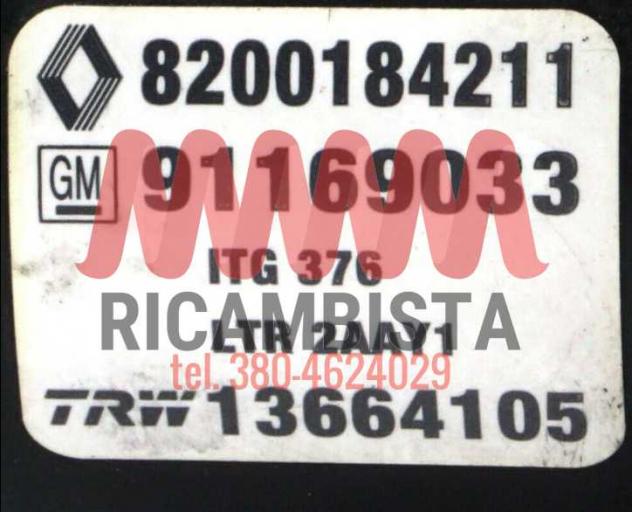 13664105 Nissan Primastar centralina gruppo pompa ABS