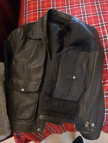 Giubbotto di pelle vintage tg xl usato poco - Foto 3