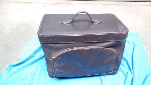 Borsone vintage marca Bocci cm.46x25x34, vera pelle