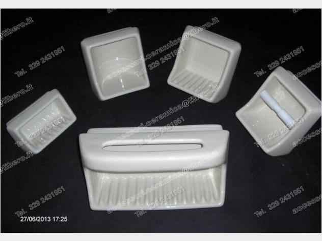 Porta Sapone Porcellana / Vetro Opalino da incasso - Foto 3