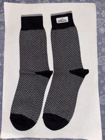 CALZE NUOVE DA UOMO IN COTONE ORIGINALI MARCA DEBERT MADE IN ITALY N’ 41/42 - Foto 3