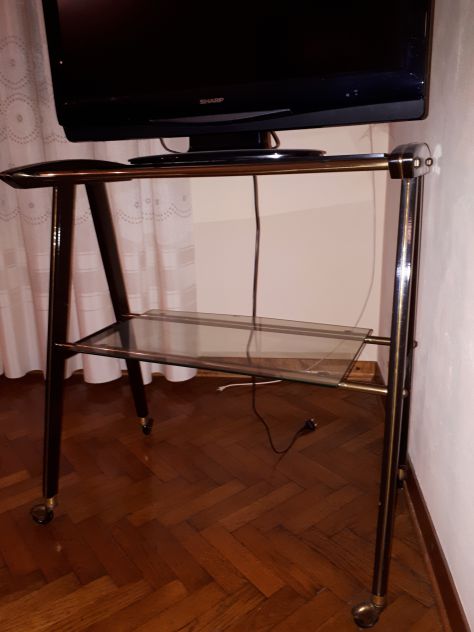 CARRELLO PORTA TELEVISORE 2 RIPIANI - Foto 3