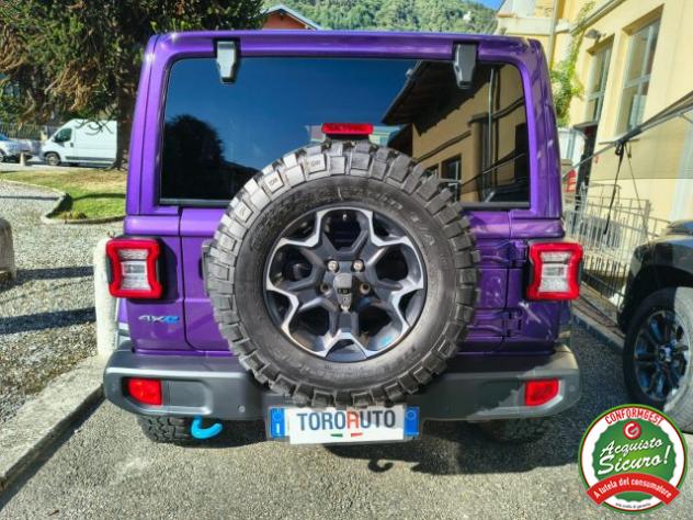 JEEP Wrangler Unlimited 2.0 PHEV ATX 4xe Rubicon UN.PROPR. rif. 24002679 - Foto 5