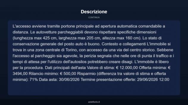 Immobile in asta di 11 m² in vendita a Torino - Foto 5