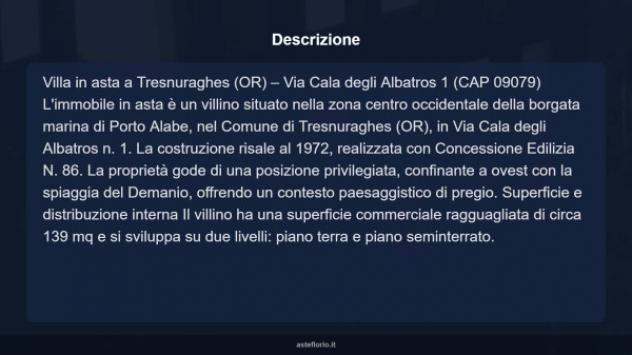 Immobile in asta di 139 m² con più di 5 locali in vendita a Tresnuraghes - Foto 16