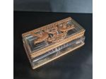 Antico  cofanetto  da scrivania   stile Impero  porta   timbri