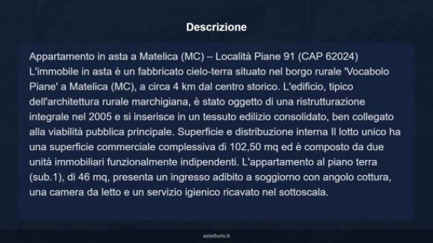Immobile in asta di 102 m² con più di 5 locali in vendita a Matelica - Foto 13